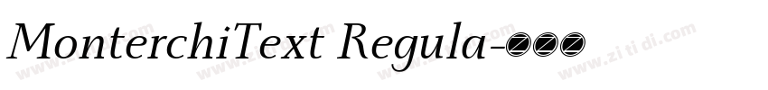 MonterchiText Regula字体转换